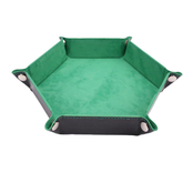 Hexagonal Velvet Dice Tray