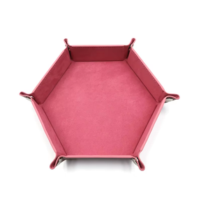 Hexagonal Velvet Dice Tray
