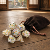 Hanami Dice Set + Velvet Bag