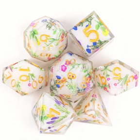 Hanami Dice Set + Velvet Bag