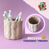 Knitted Holder/Planter