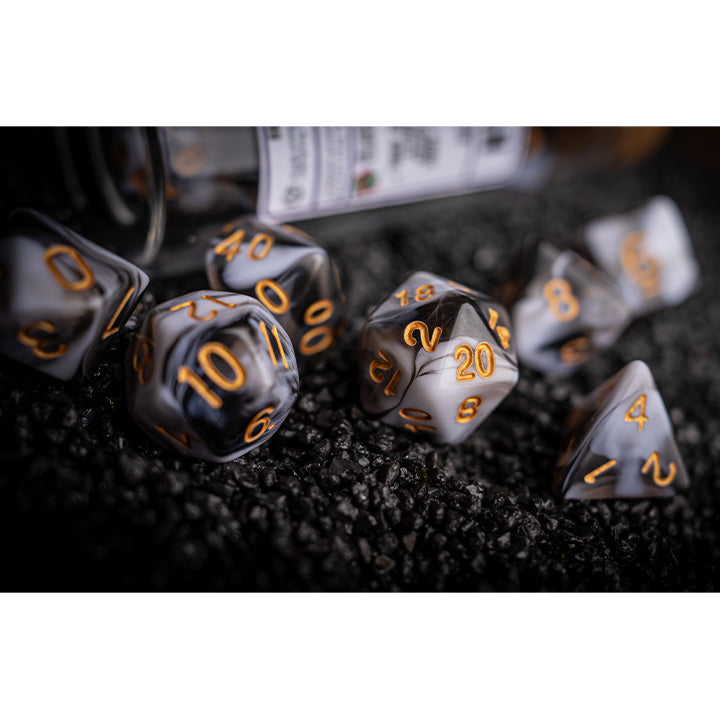 Obsidian, Elemental Series, Dice Set