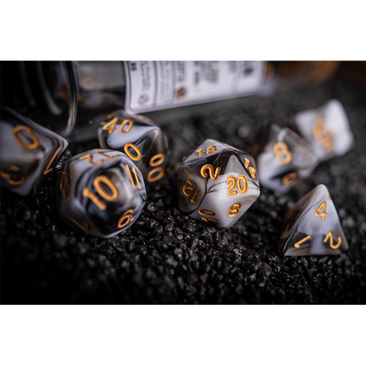 Obsidian, Elemental Series, Dice Set