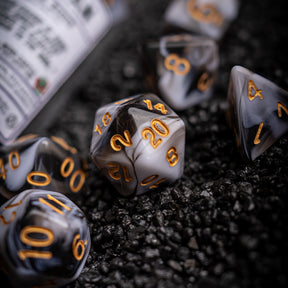 Obsidian, Elemental Series, Dice Set