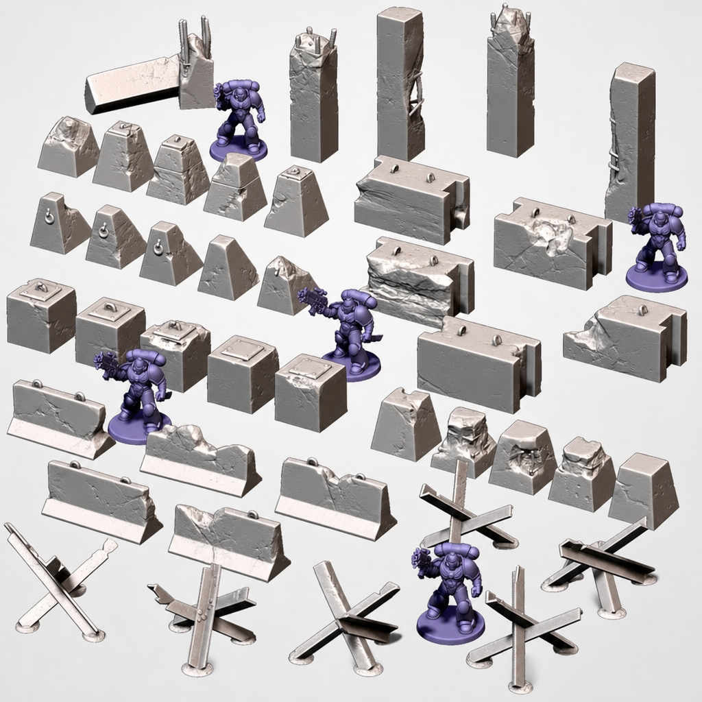 Obstacles of War Pack, Warhammer 40K Terrain