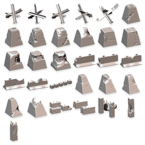Obstacles of War, all pieces