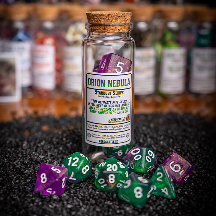 Orion Nebula, Stardust Series, Dice Set