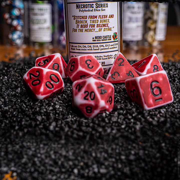 Rotten Red, Necrotic Series, Dice Set