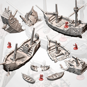Ships Aground Pack, Fantasy Terrain