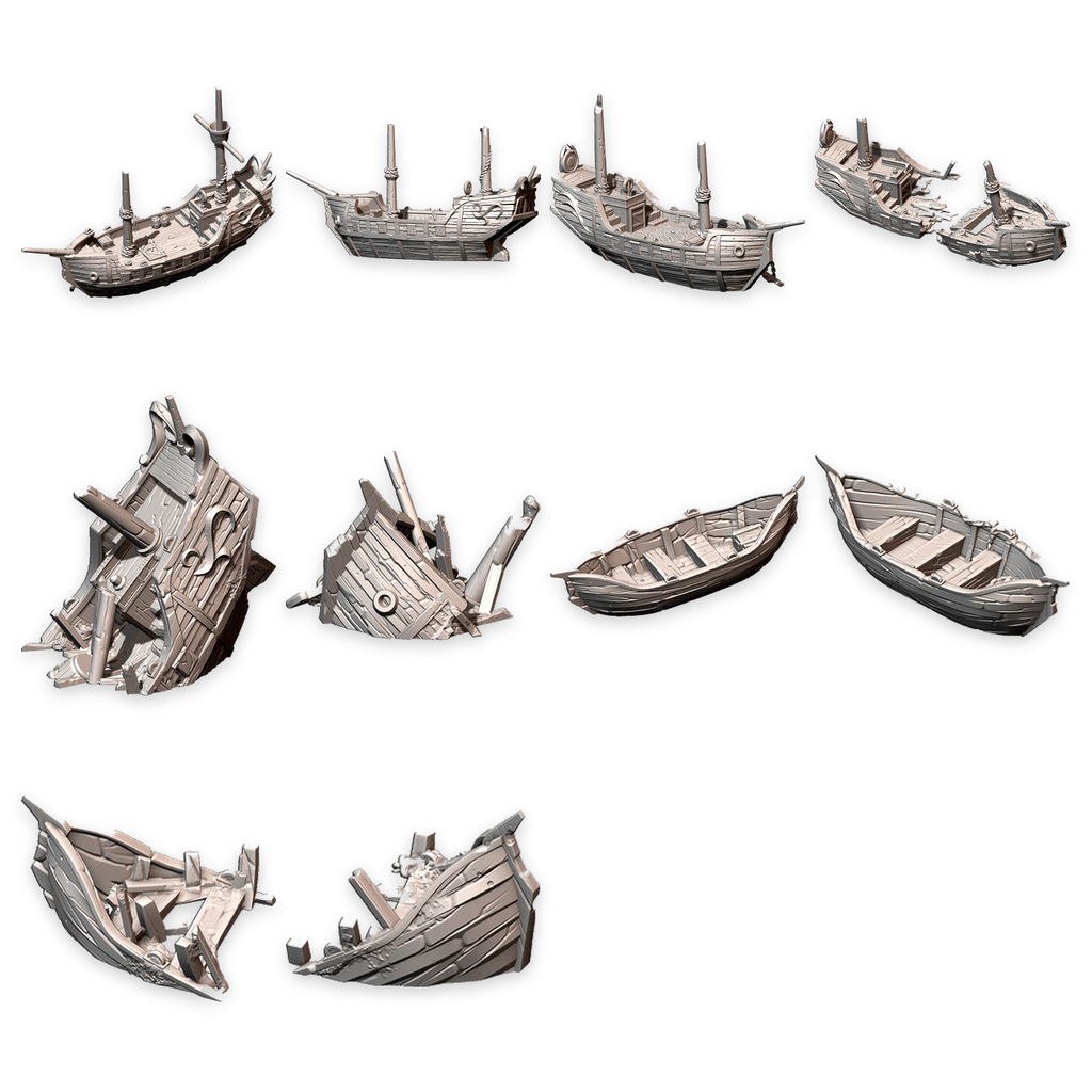 Ships Aground, Full Fleet