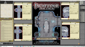 Pathfinder Map Pack, Starship Decks