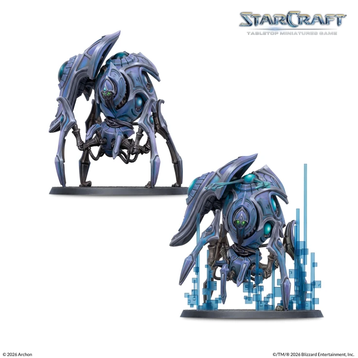 StarCraft Protoss Starter Set, the two Stalkers, painted
