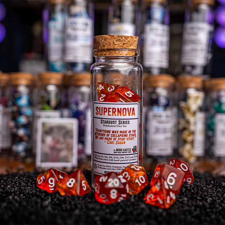 Supernova, Stardust Series, Dice Set