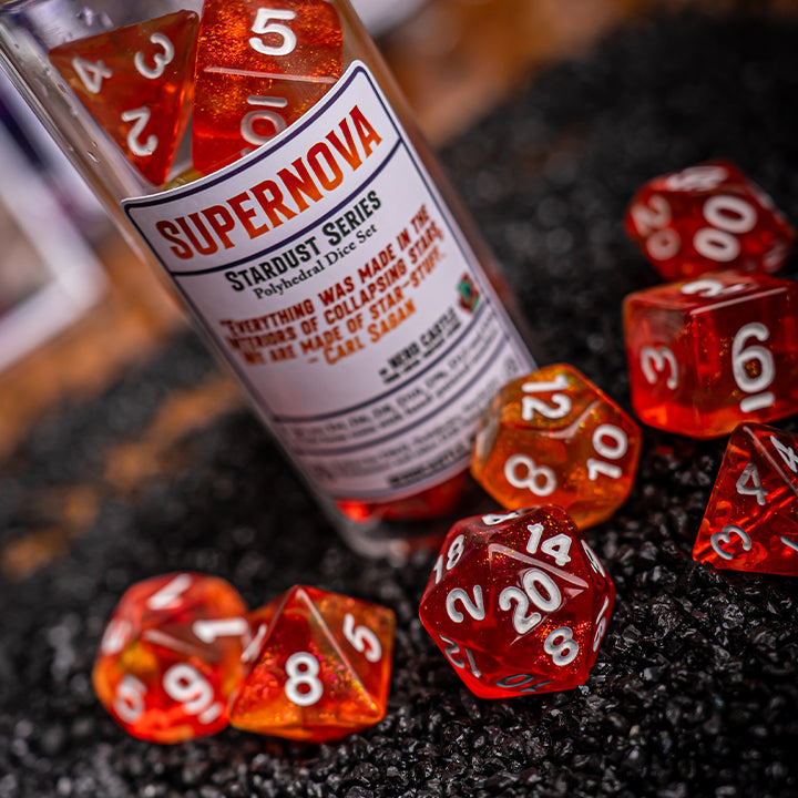 Supernova, Stardust Series, Dice Set