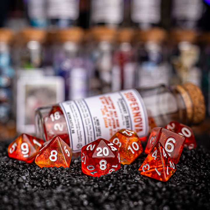 Supernova, Stardust Series, Dice Set