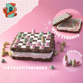 Ice Cream Checkers Set