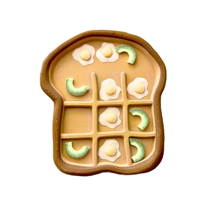 Toast Breakfast Tic Tac Toe Set