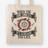 Dungeons & Dragons Tote Bag, Smiling DM, Heavy Cotton