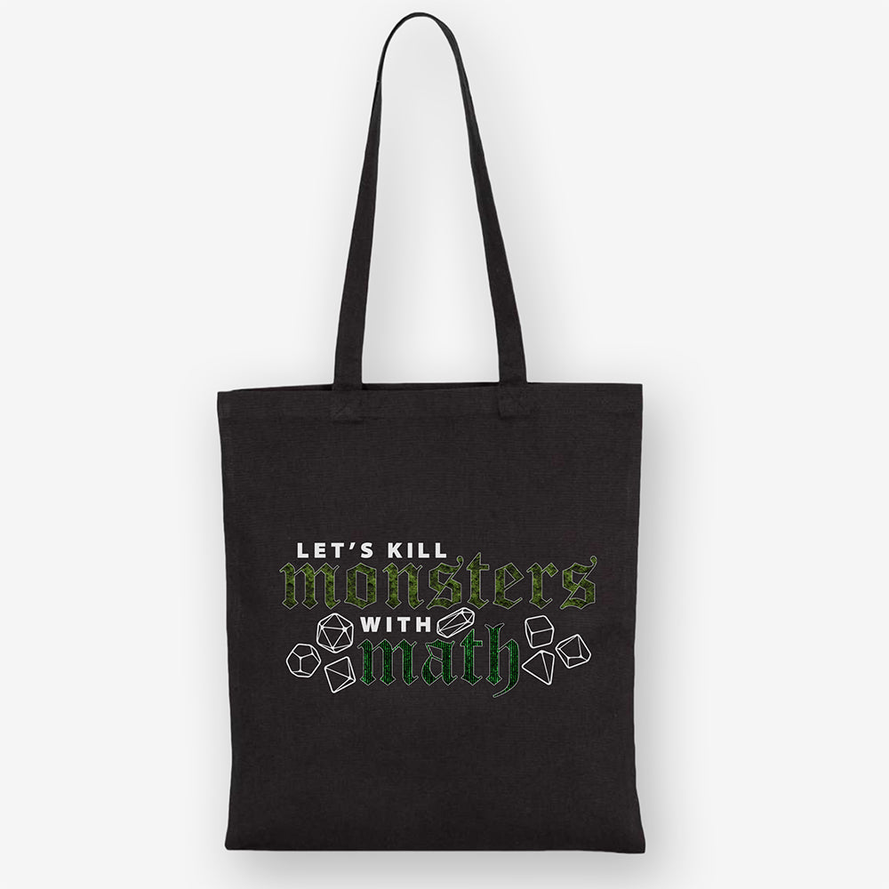 Dungeons & Dragons Tote Bag, Monster Math, Heavy Cotton