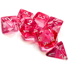 7 Zaruri Chessex, Translucent Pink/White