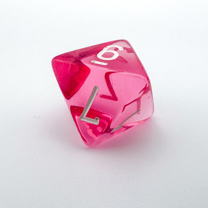 7 Zaruri Chessex, Translucent Pink/White