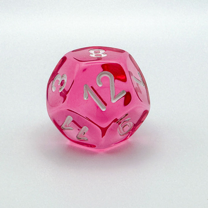 7 Zaruri Chessex, Translucent Pink/White