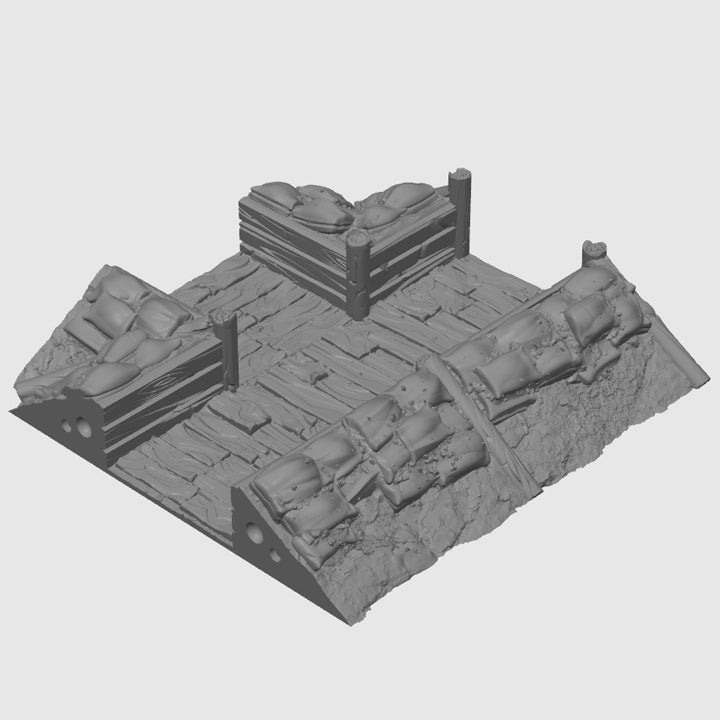 Trenches, Individual Modules, Warhammer 40K Modular Terrain