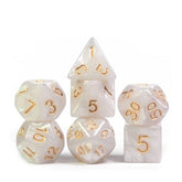 Set 7 Zaruri D&D, Marble White